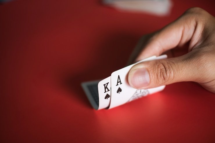 Tampilan kartu dan nilai tangan dalam permainan Tampilan kartu dan nilai tangan di Blackjack live punipun